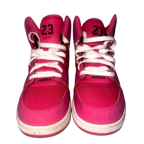 ‼️CLEARANCE ‼️ Jordan 1 Flight 4 GG in Vivid Pink/Black-white - Picture 5 of 12